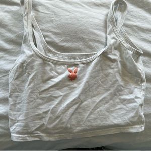 playboy x pacsun pink bunny tank top
